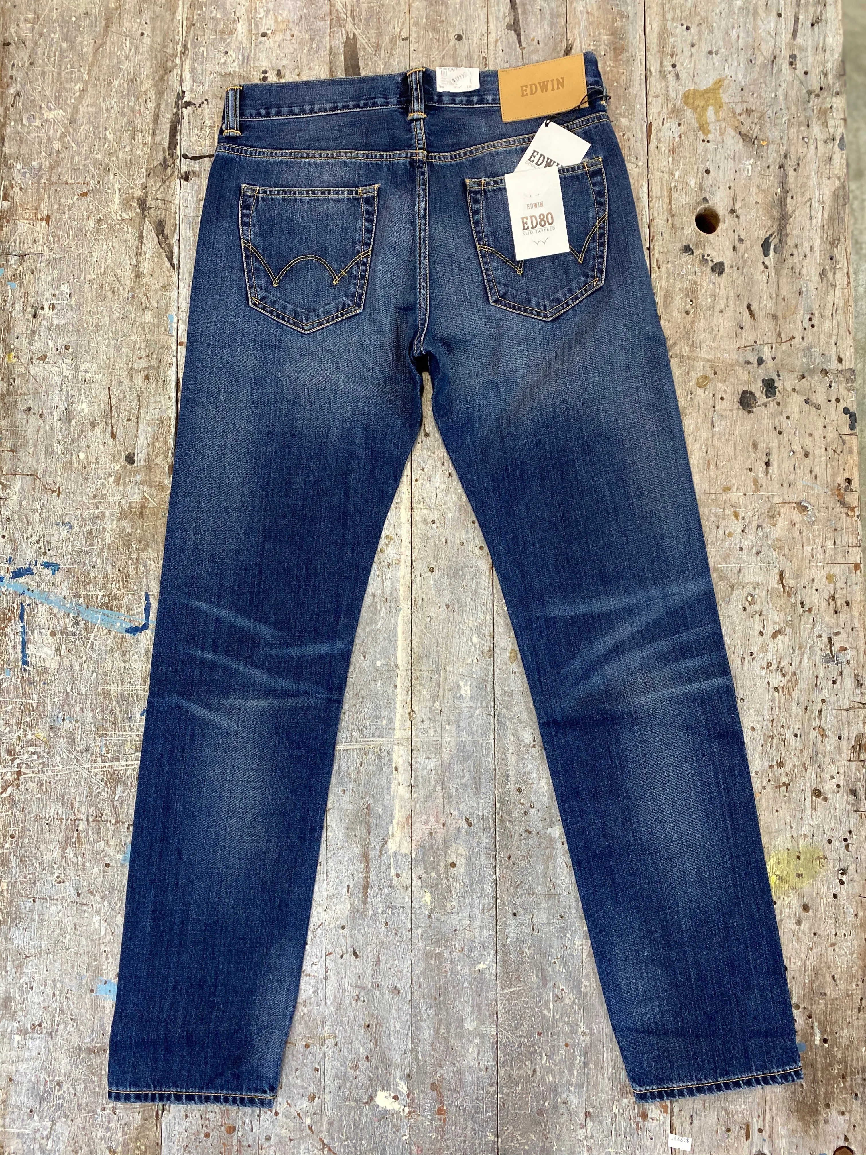 Edwin ED 80 Slim Tapered Grime Dirt Wash