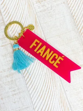 'Fiance' Tassel Keychain by Simply Southern