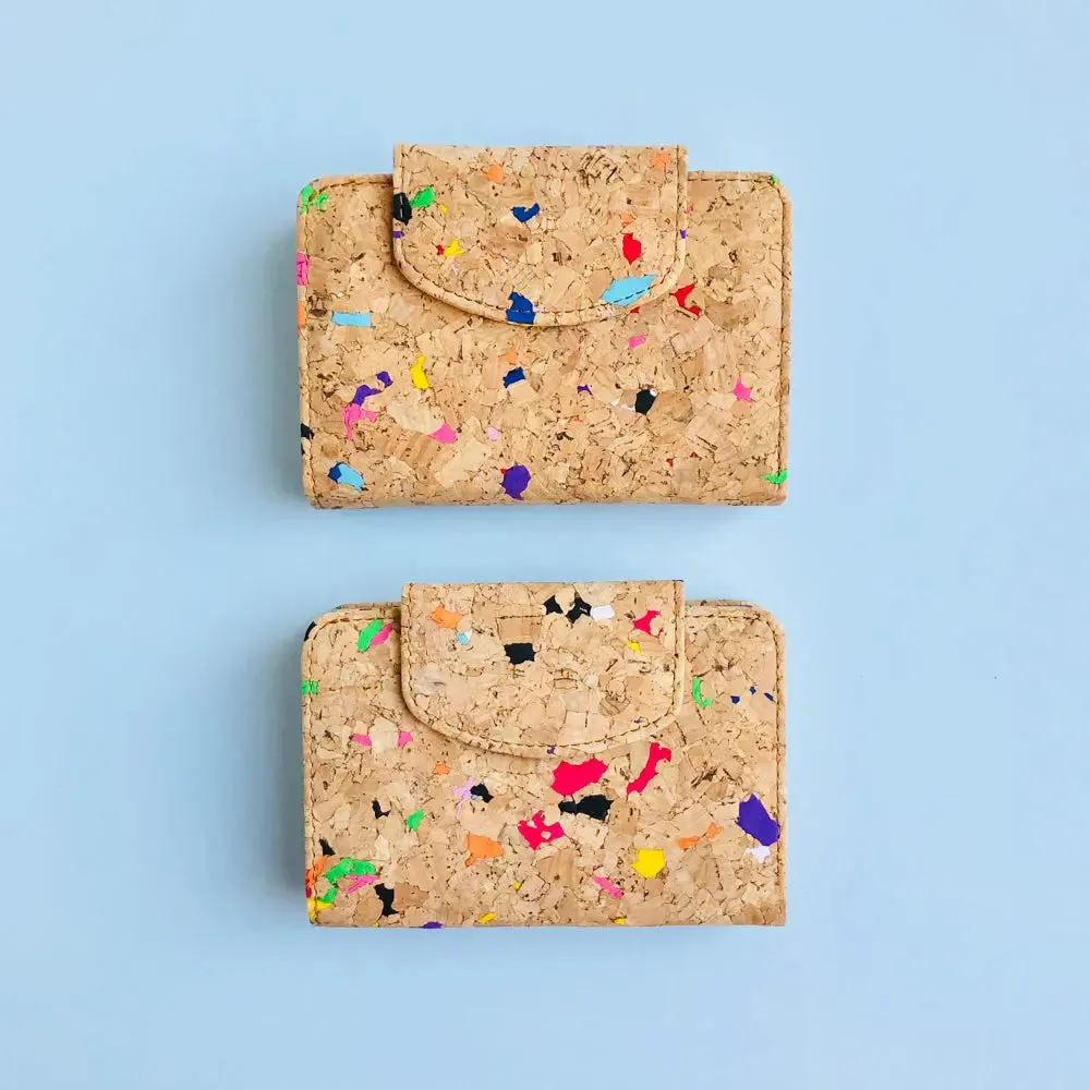 Fiora Vegan Cork Wallet By The Sea Collection