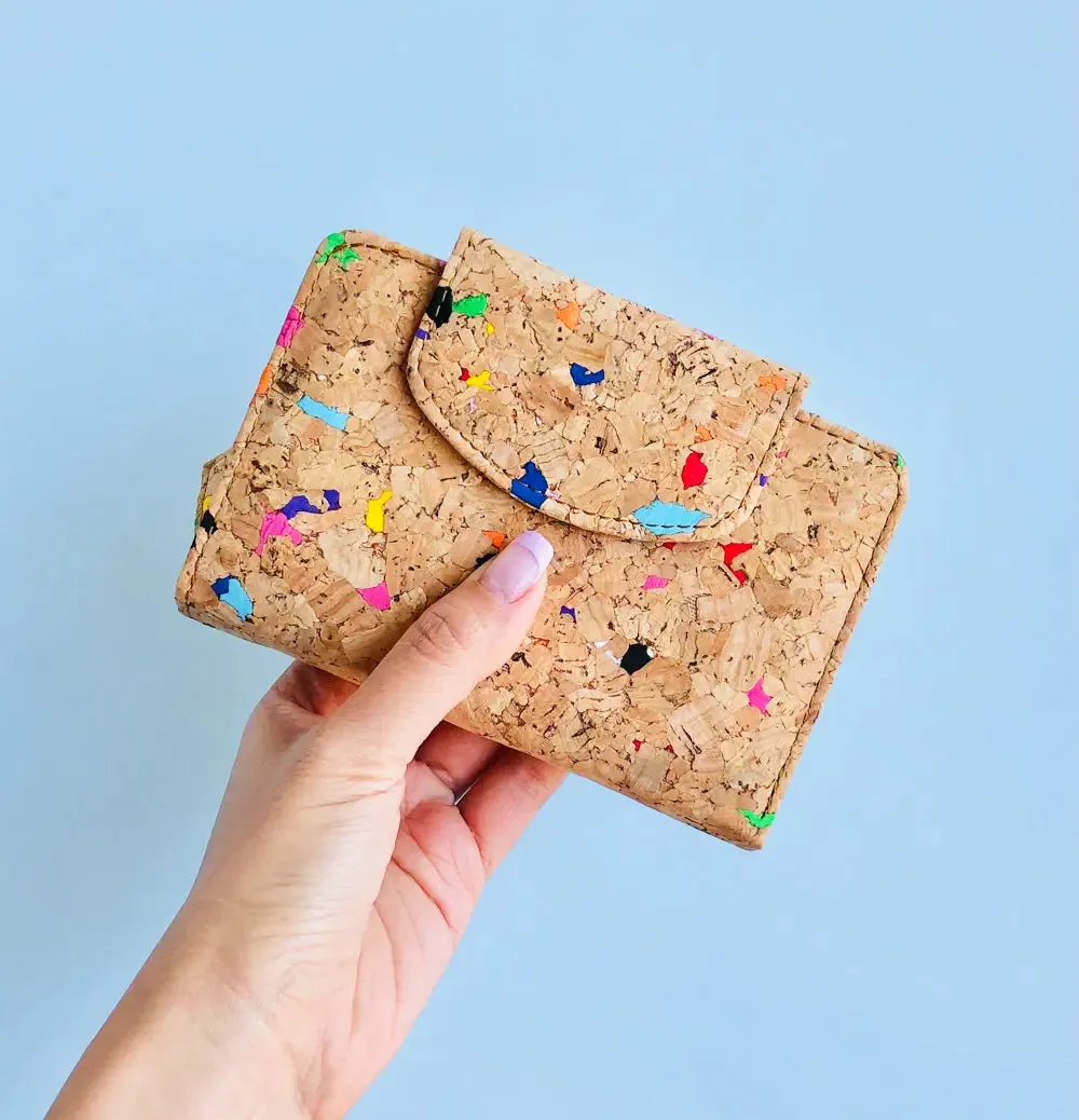 Fiora Vegan Cork Wallet By The Sea Collection