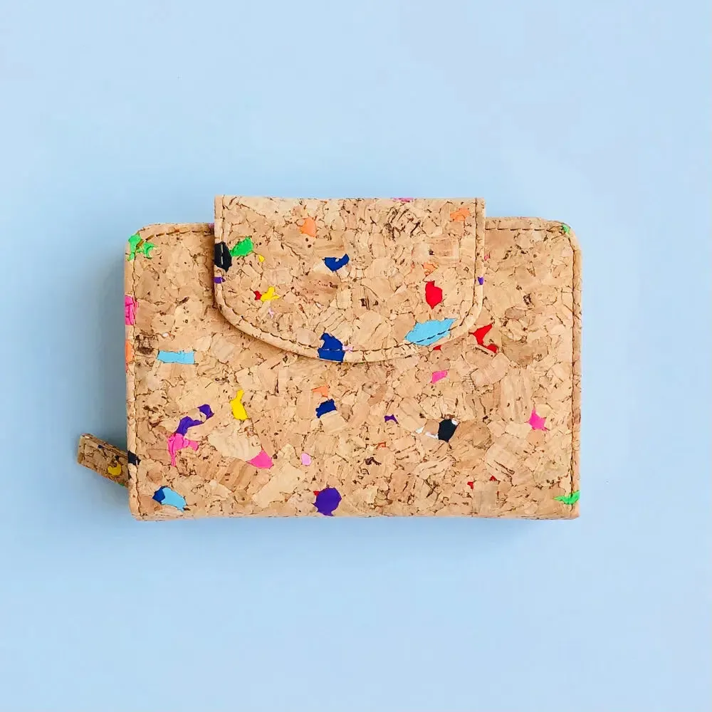 Fiora Vegan Cork Wallet By The Sea Collection