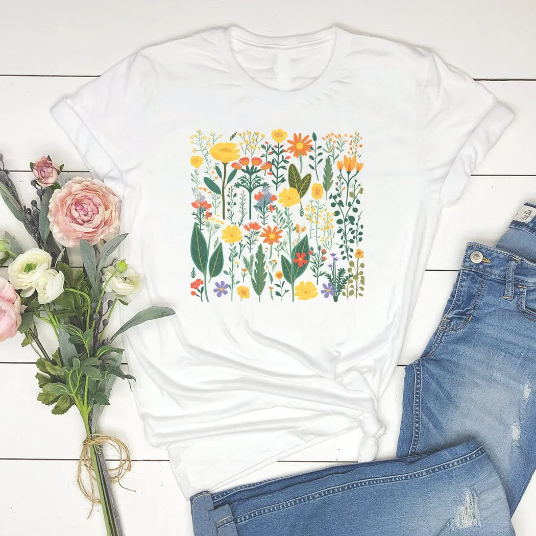 Floral Collection 6 Spring Graphic T-Shirt - SP406