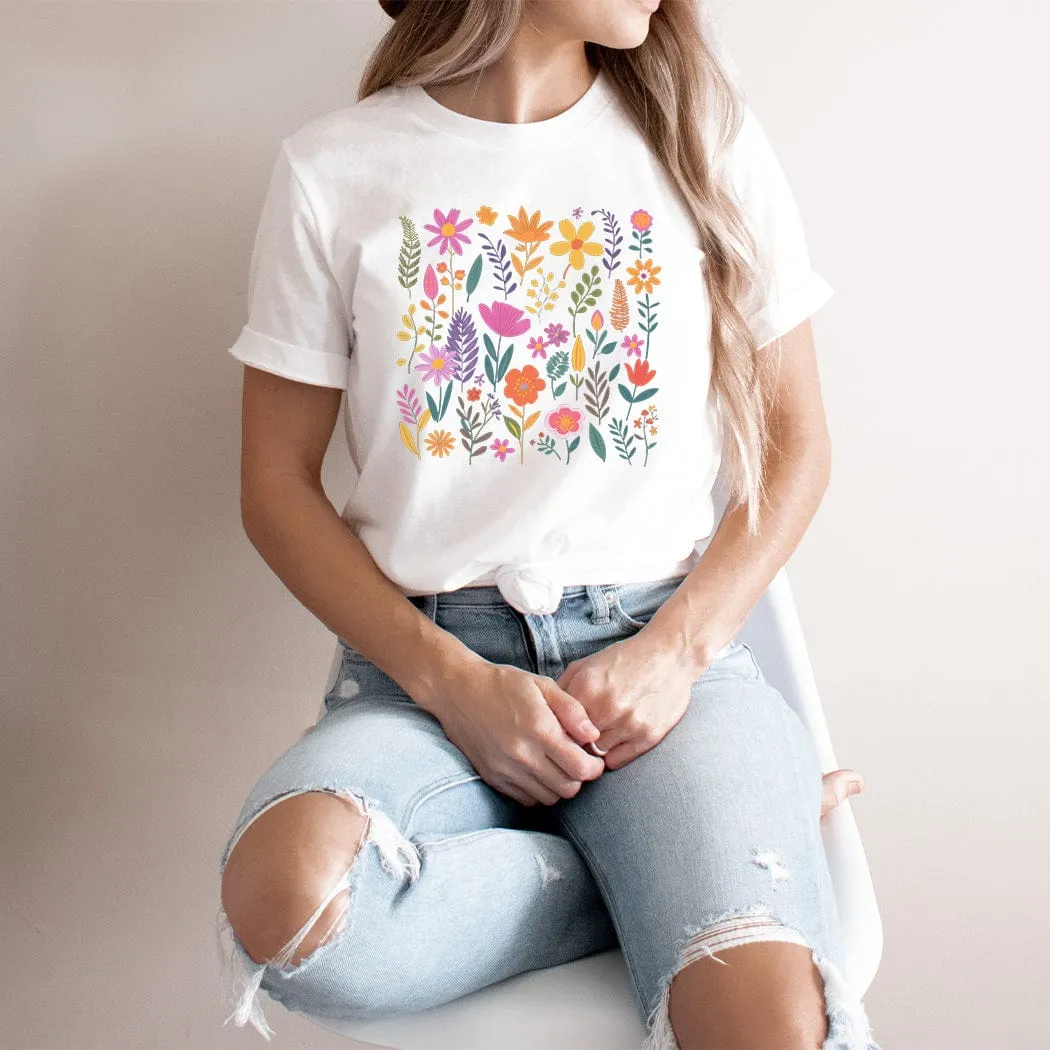 Floral Collection 7 Spring Graphic T-Shirt - SP407