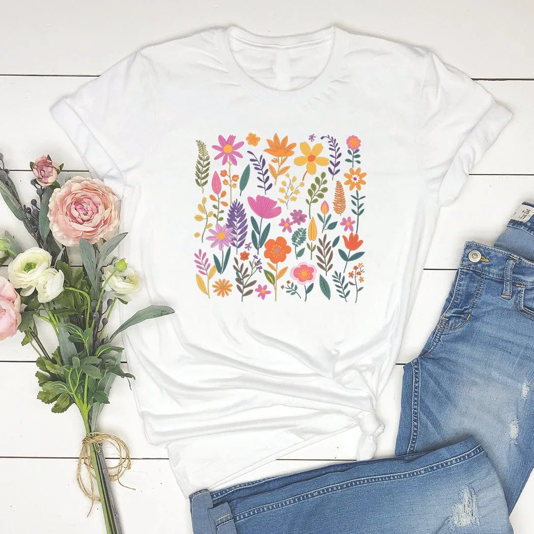 Floral Collection 7 Spring Graphic T-Shirt - SP407