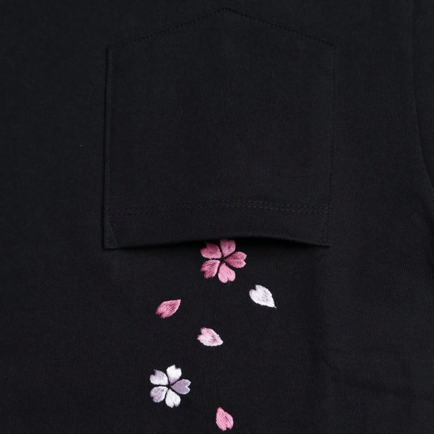 FR2 JAPAN Sakura Embroidery Japanese Style Rabbit Tee Black (Japan Exclusive)