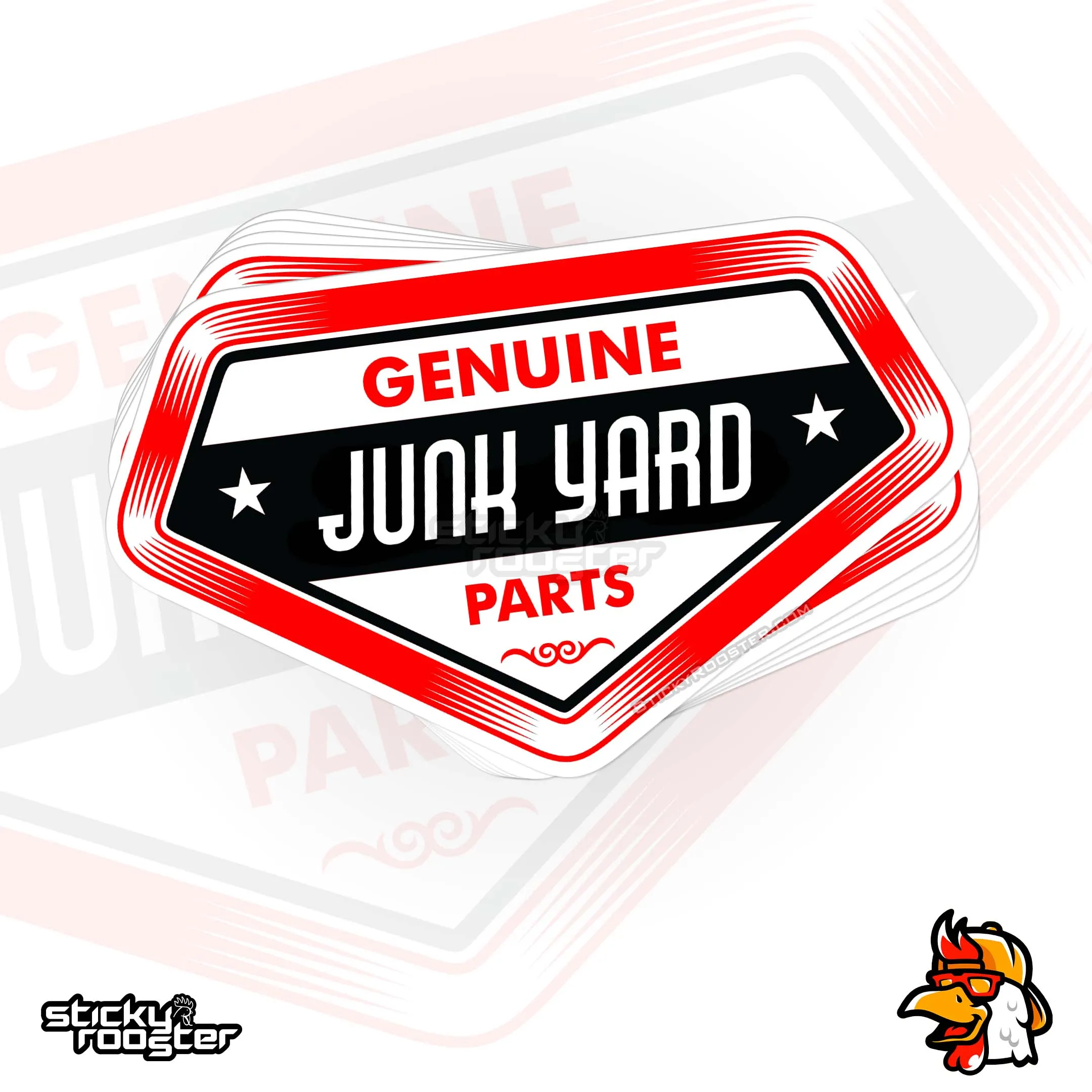 Genuine Junk Yard Parts sticker