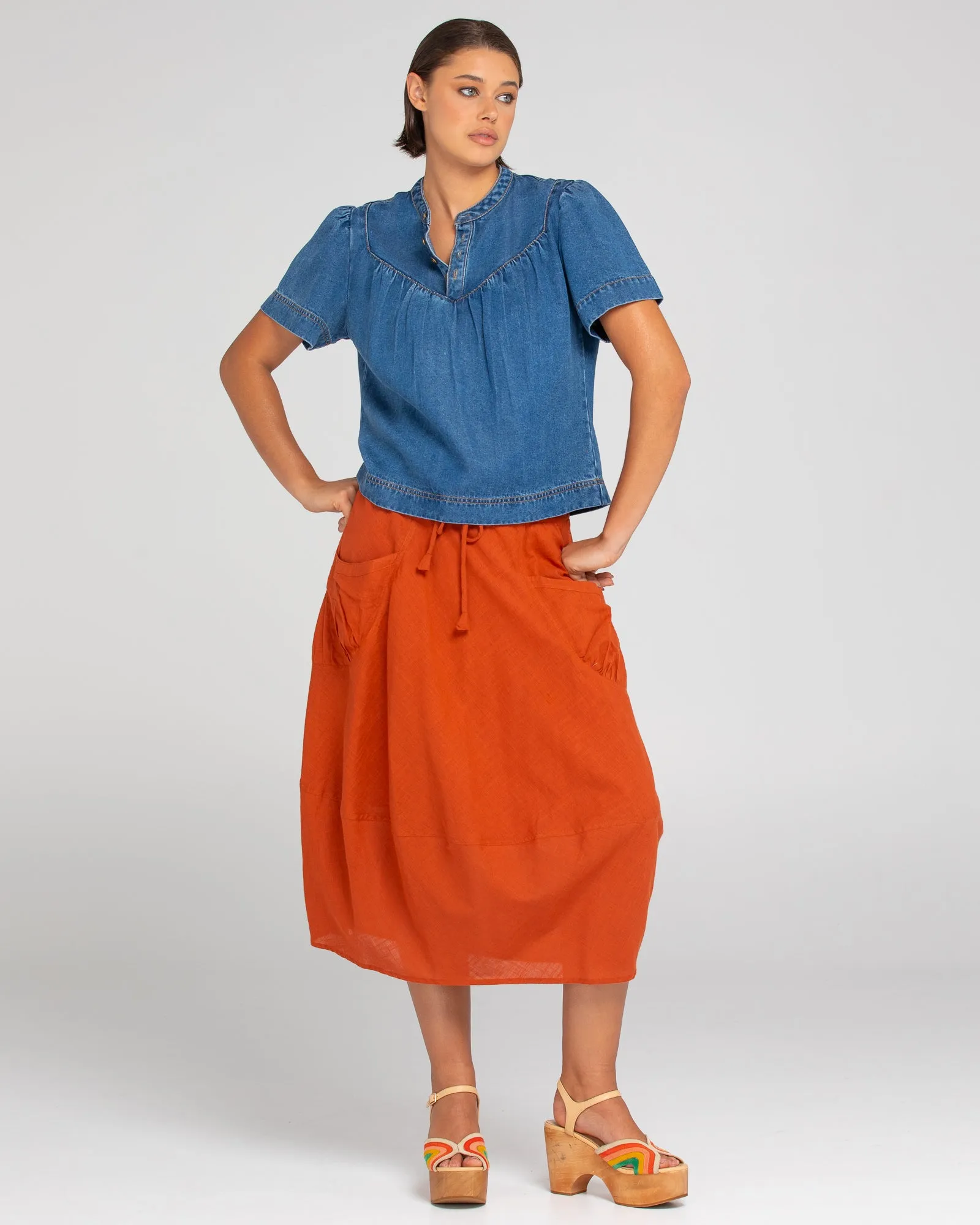 Guru Skirt - Mecca Orange