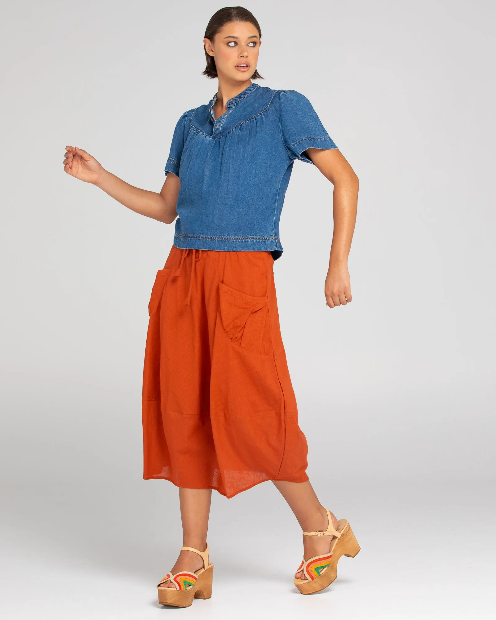 Guru Skirt - Mecca Orange