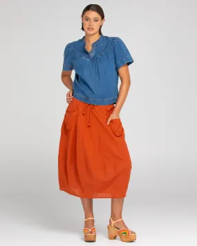 Guru Skirt - Mecca Orange