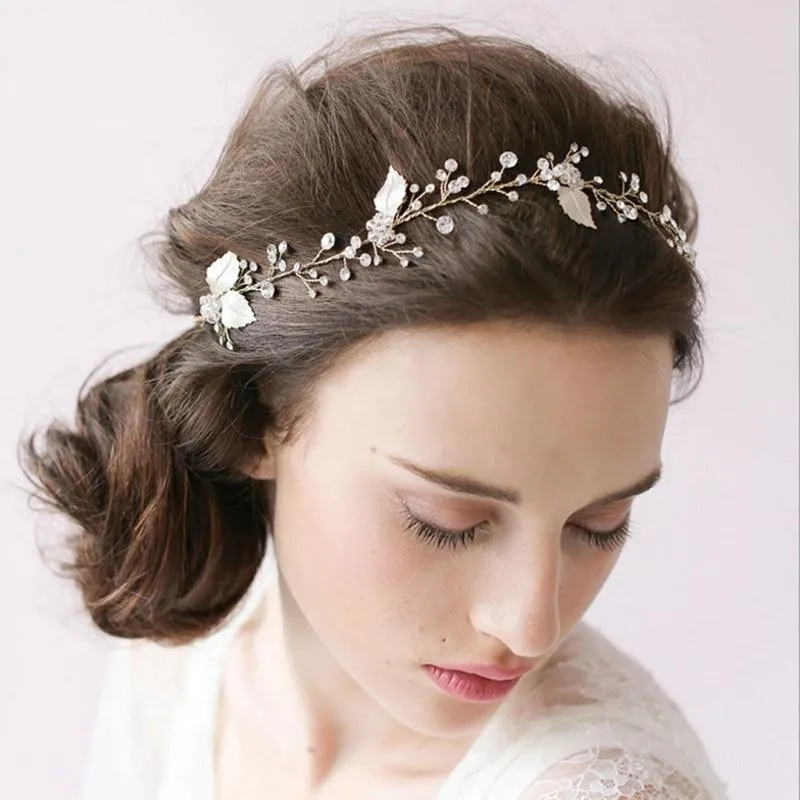 Handcrafted Pearl Bridal Headpiece