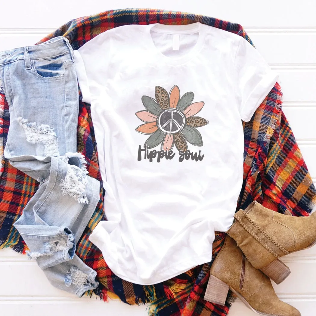 Hippie Soul Boho Graphic T-Shirt - TY167