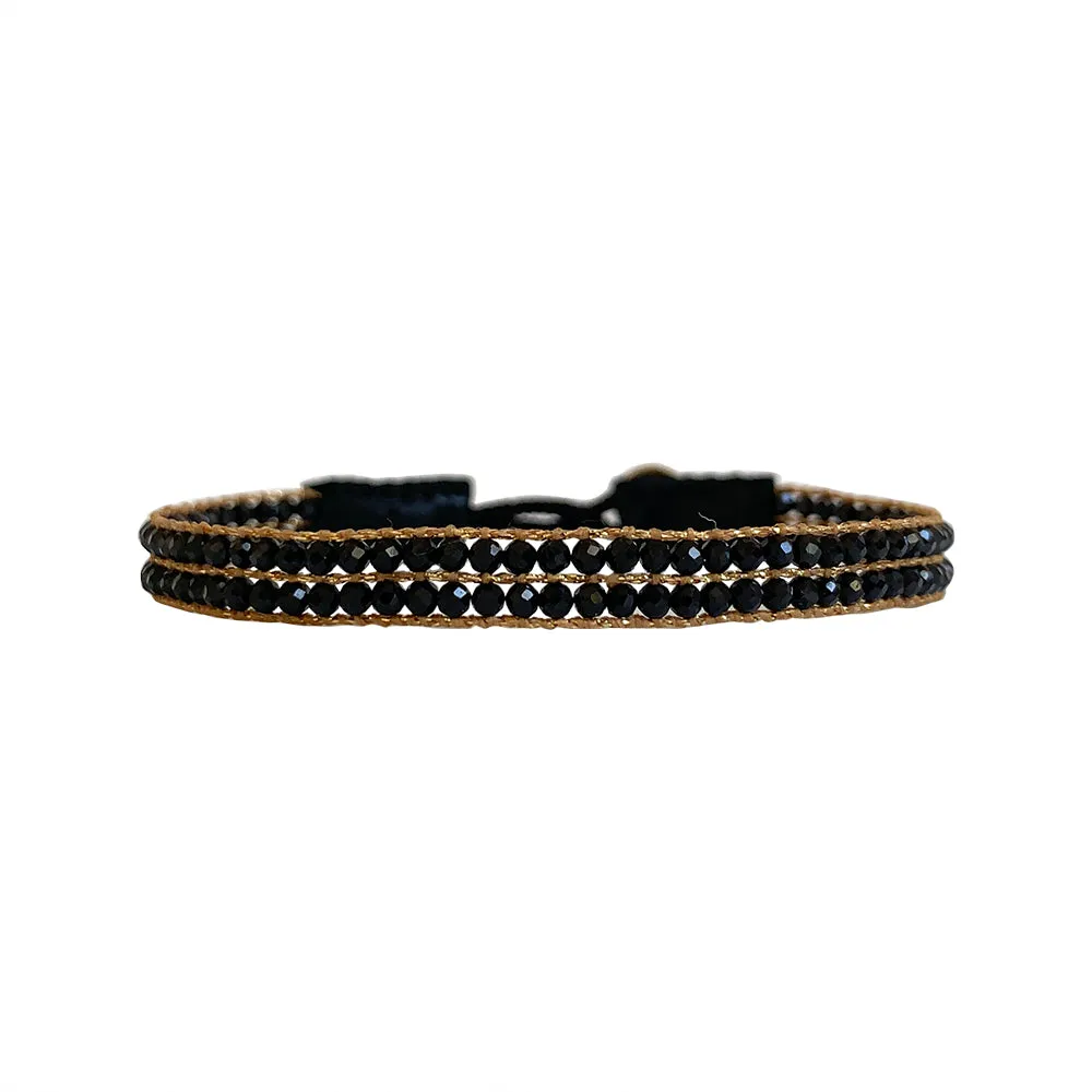 IBU Jewels Cap Lise Bracelet-Onyx-AL14