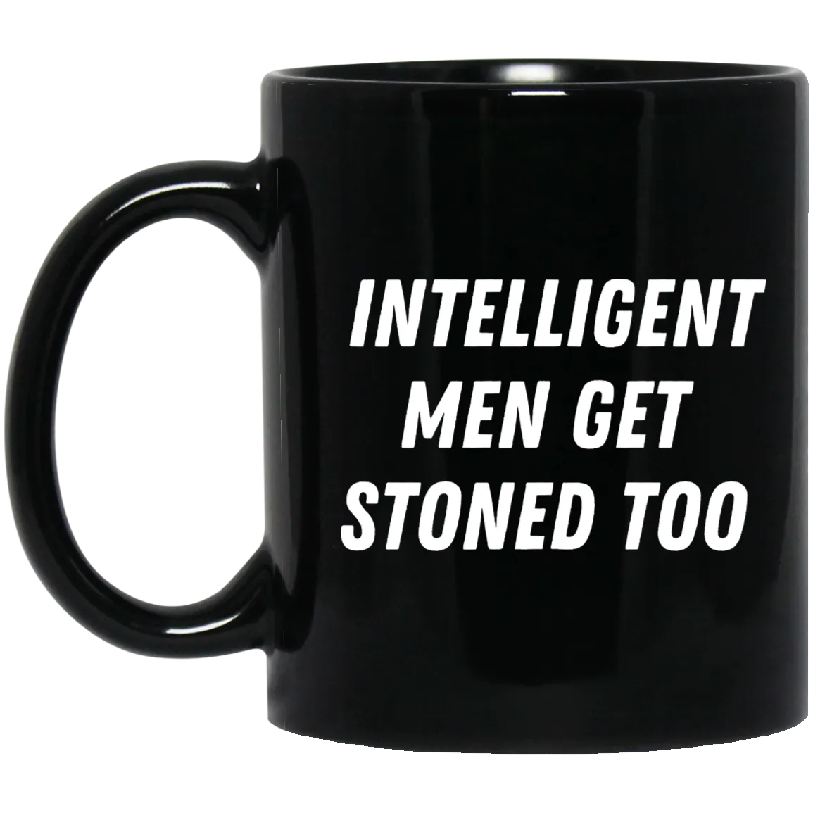 Imtelligent Men 11 oz. Black Mug