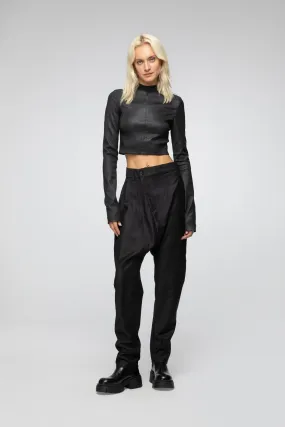 Ionna - Black Wool Pants