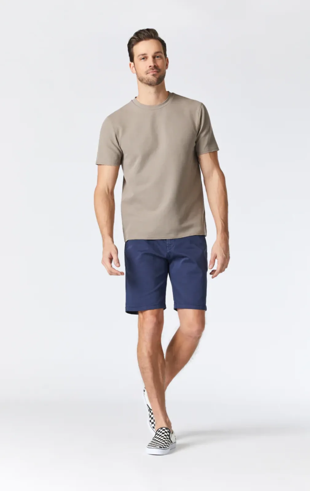 JACOB CROP DARK NAVY TWILL SHORTS