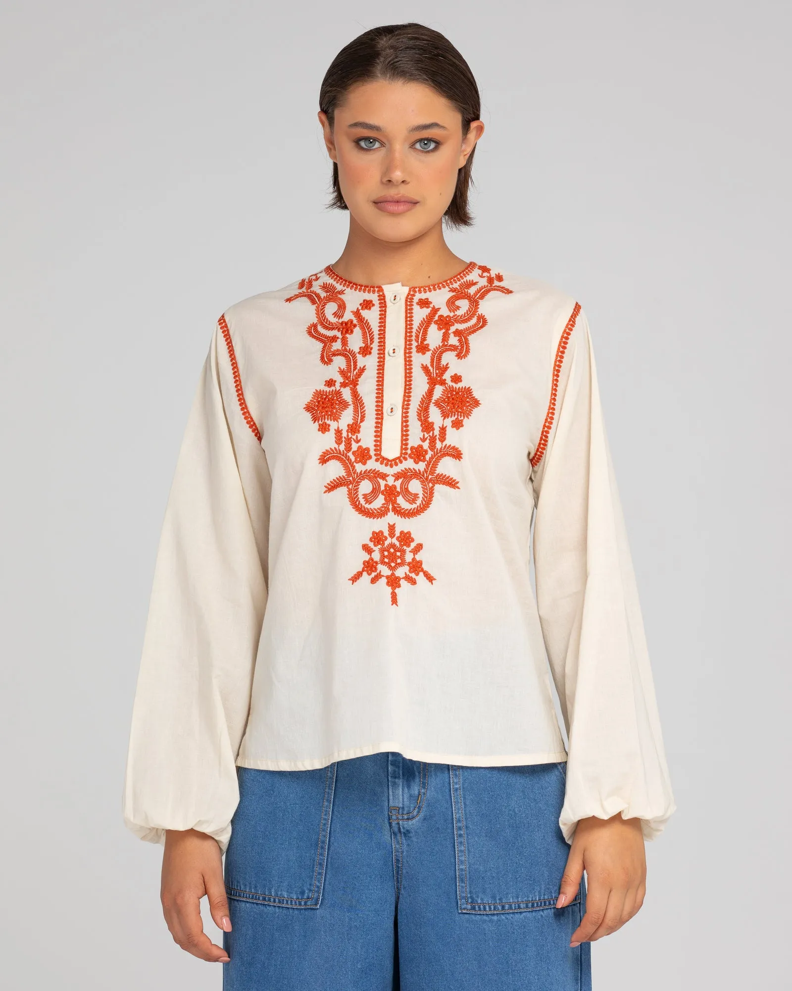 Jadu Shirt - Turtle Dove