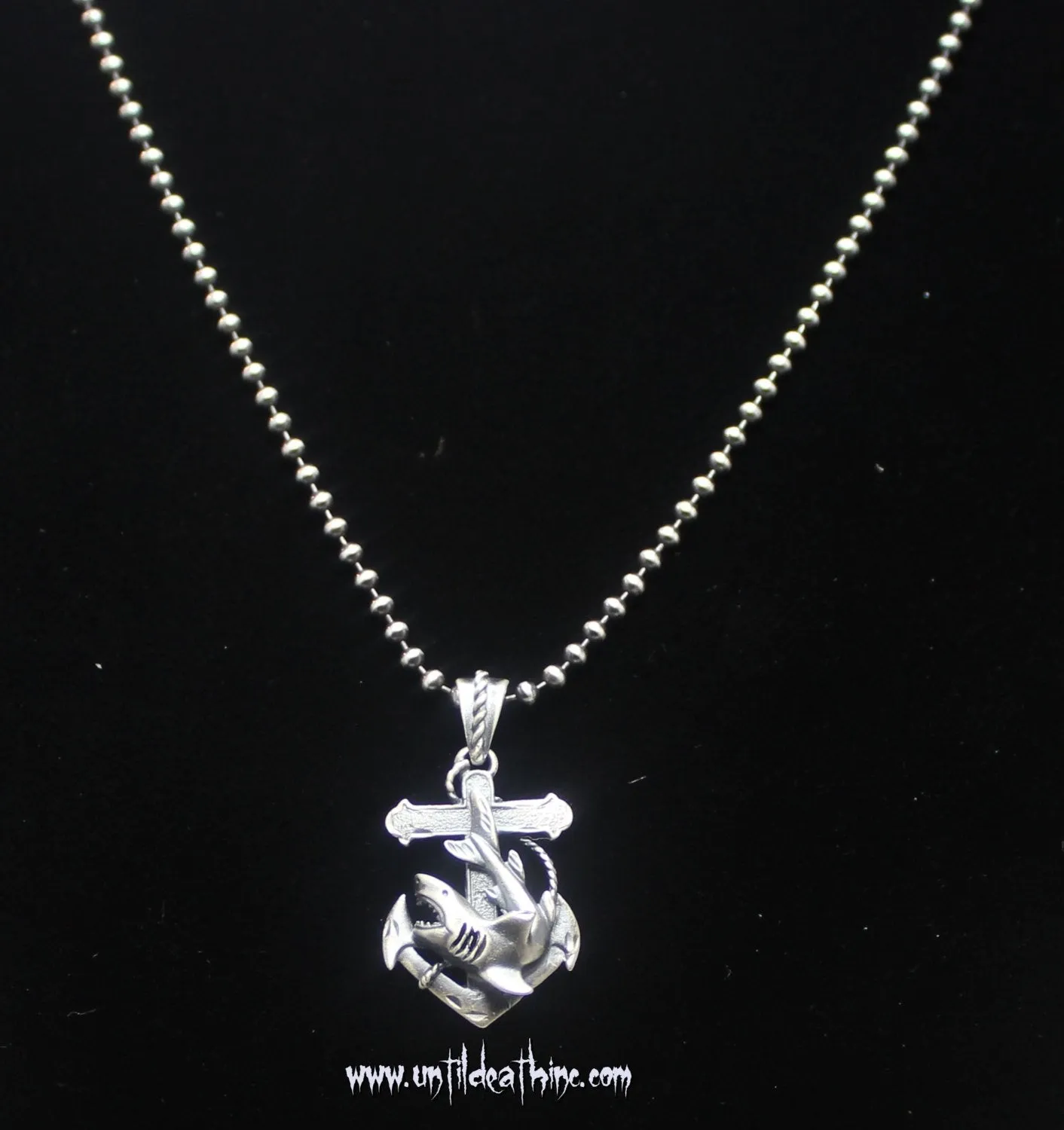 Jaws and Anchor Pendant