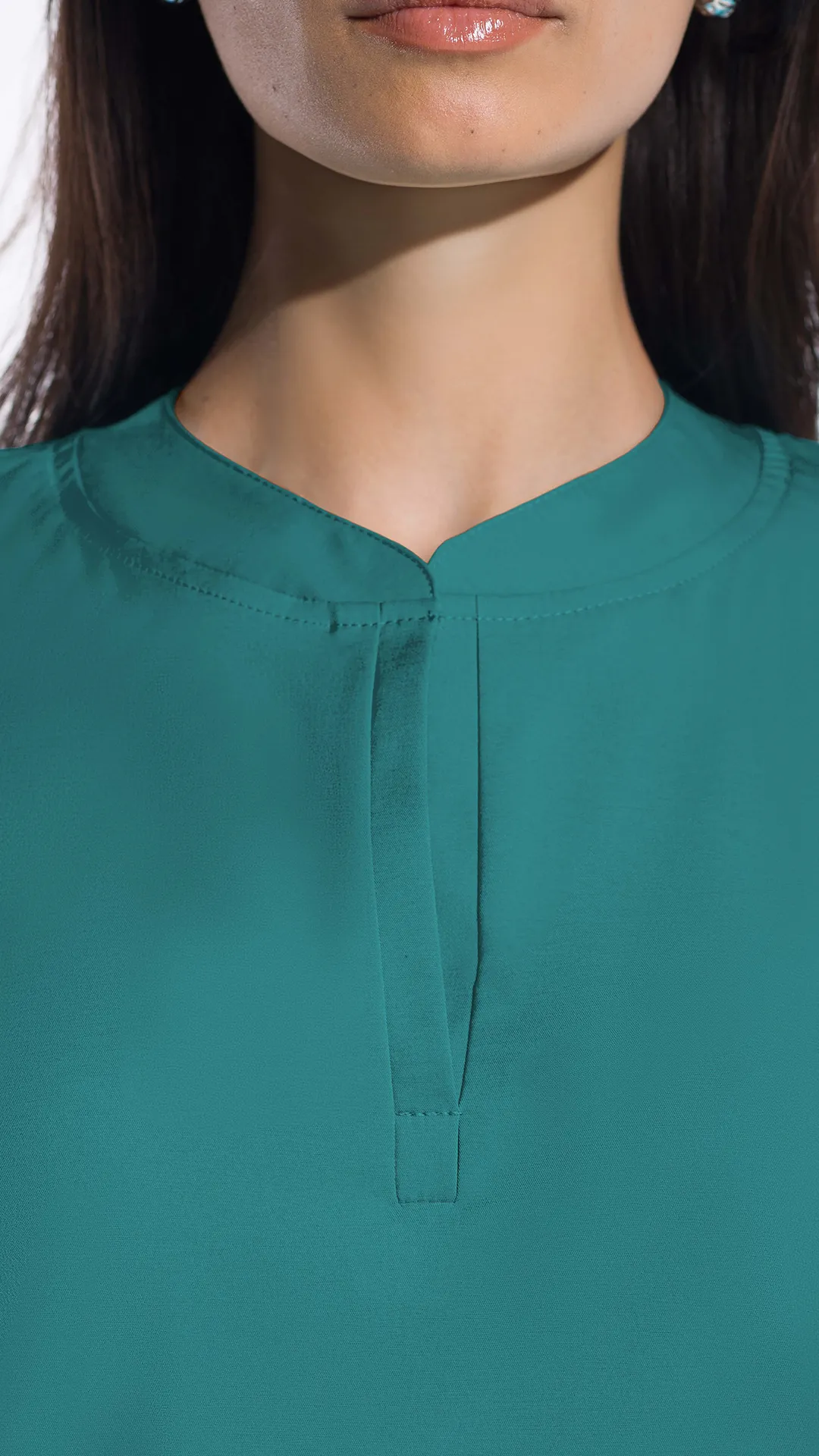 Kanaus® Scrub Casual Mao Green Forest | Dama