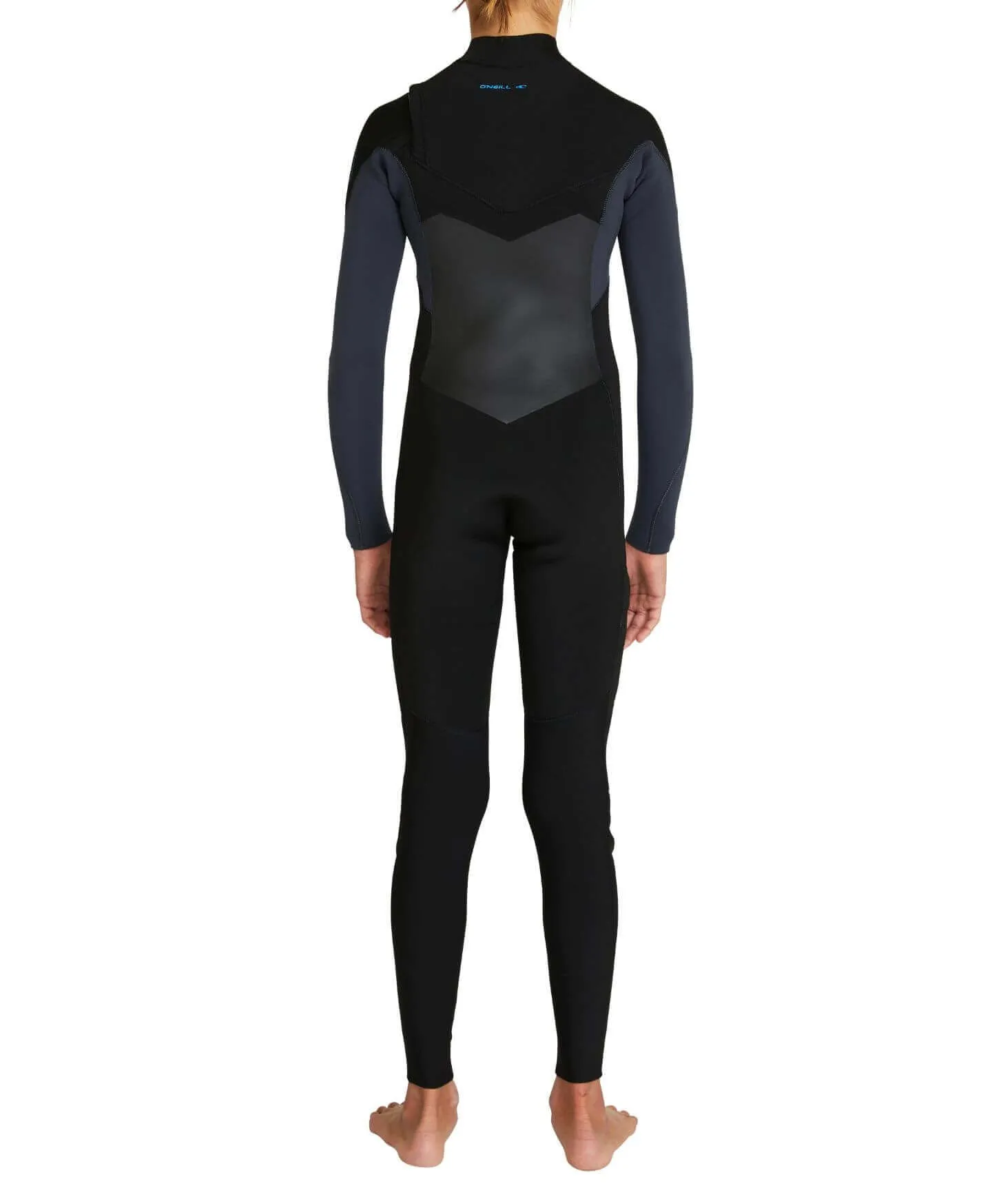 Kid's Defender 3/2mm Steamer Chest Zip Wetsuit - Black