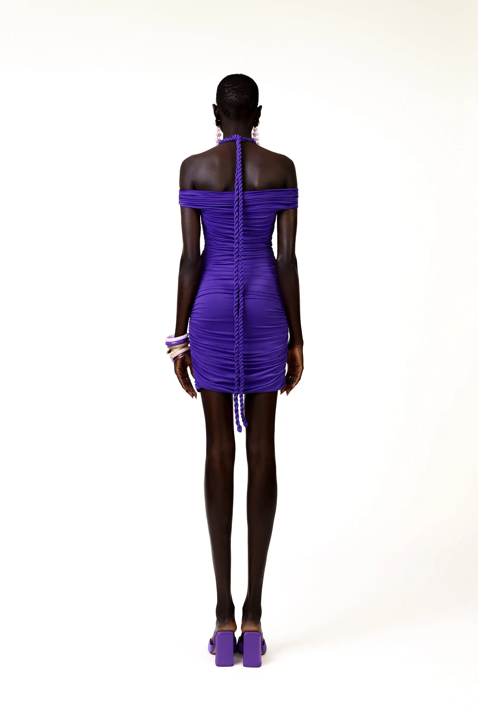 Korro Mini Dress - Purple