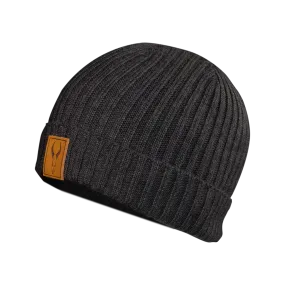 LEATHER PATCH BEANIE