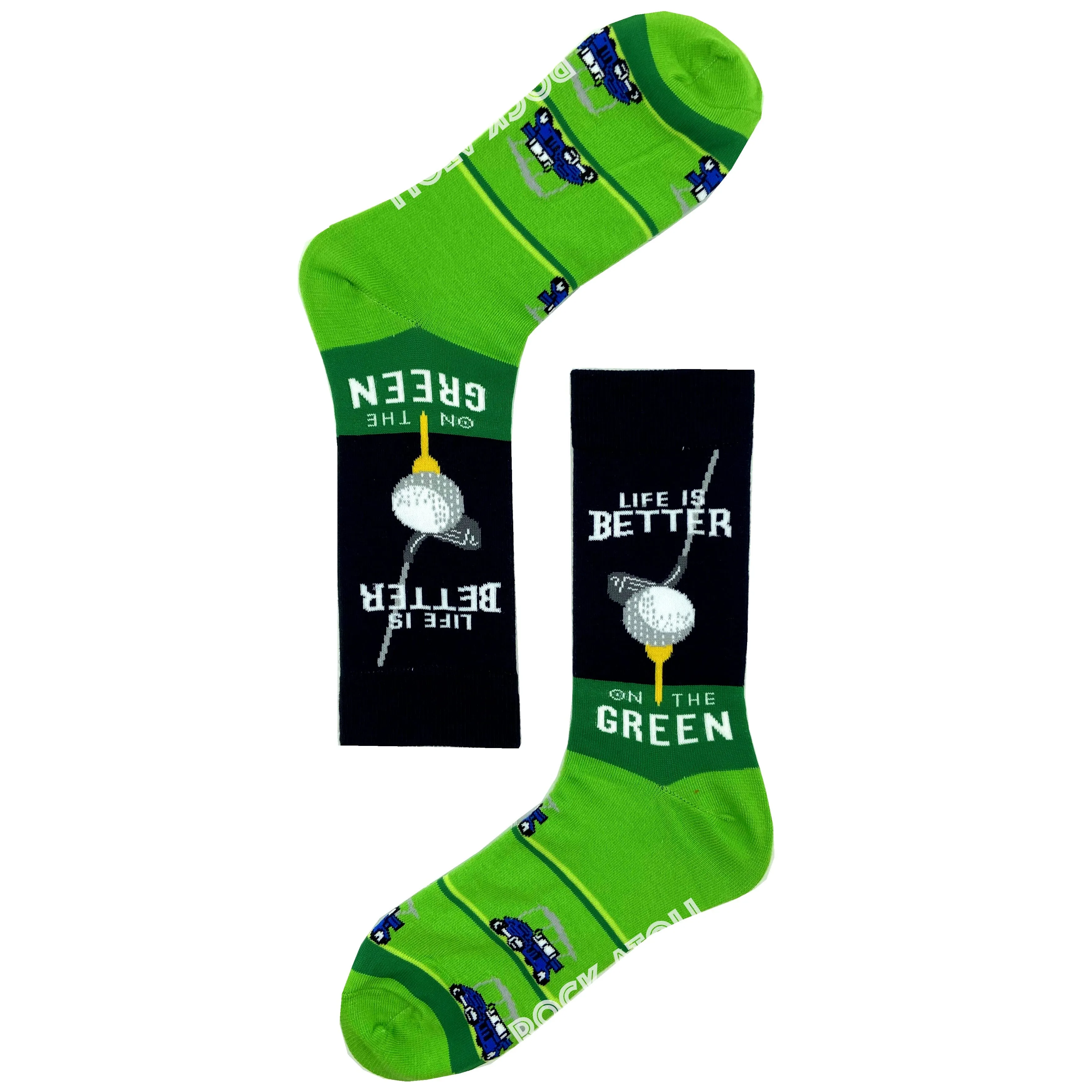 LIFE IS BETTER ON THE GREEN SOCKS