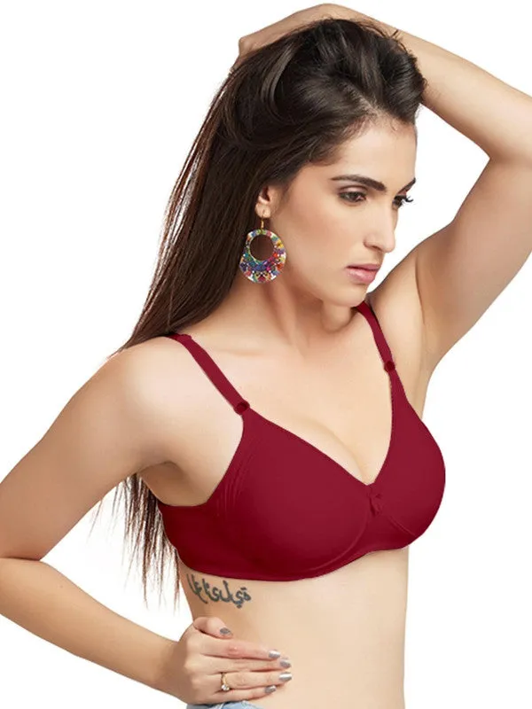 Lovable Wine Non Padded Non Wired Full Coverage Bra CLASSIC - Wine