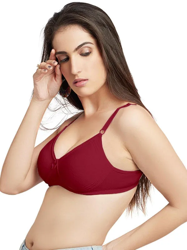 Lovable Wine Non Padded Non Wired Full Coverage Bra CLASSIC - Wine