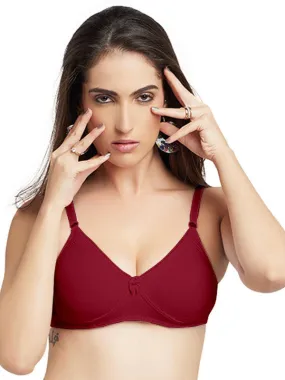 Lovable Wine Non Padded Non Wired Full Coverage Bra CLASSIC - Wine