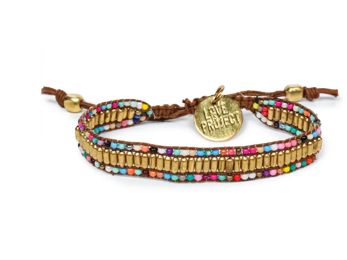 Love is Project Skinny Darjeeling Double Rainbow Bracelet