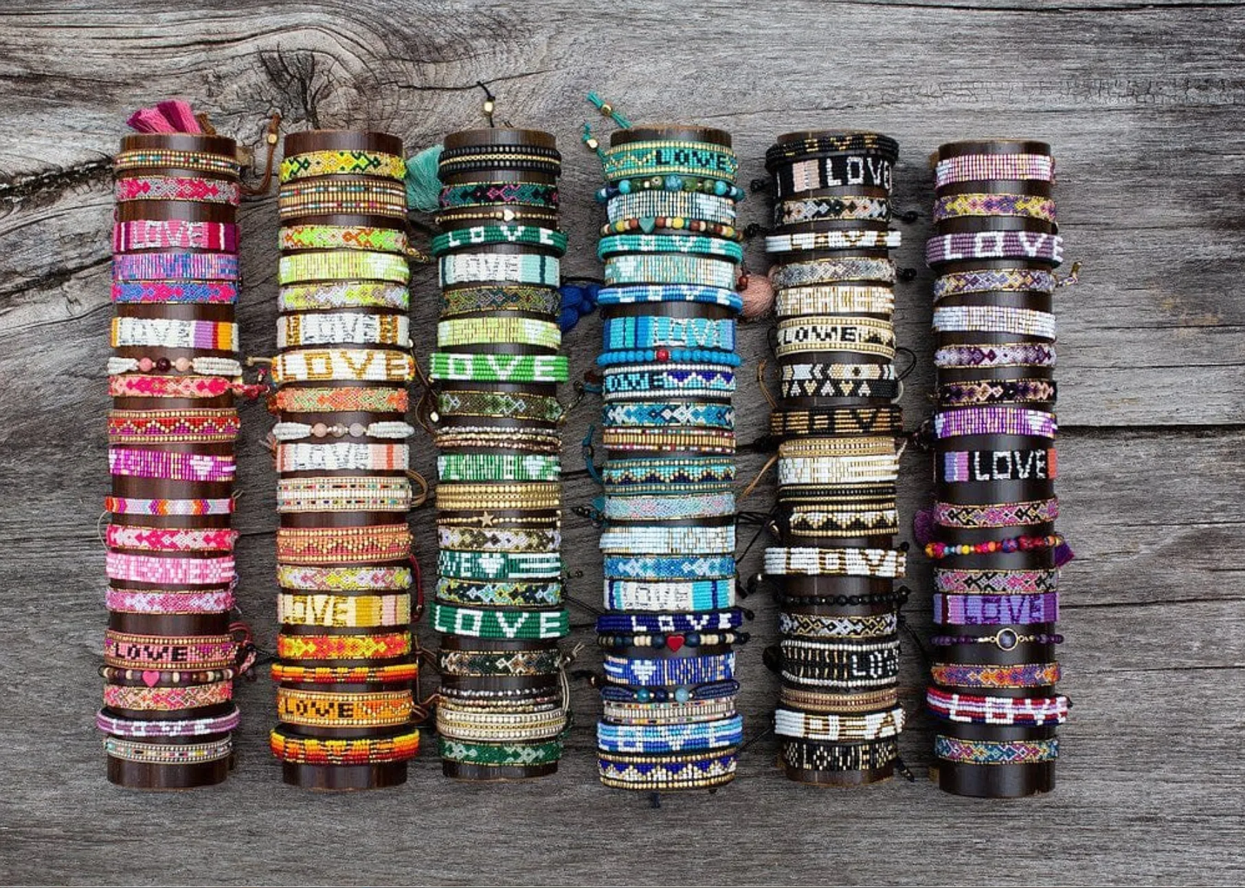 Love Project Beaded Bracelets