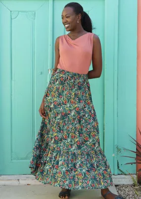 Maxi Skirt Forest Flower