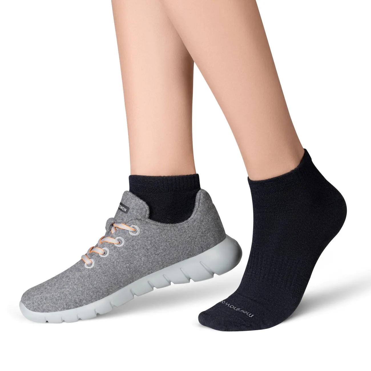 Merino Wool Sneaker Socks (pack of three)