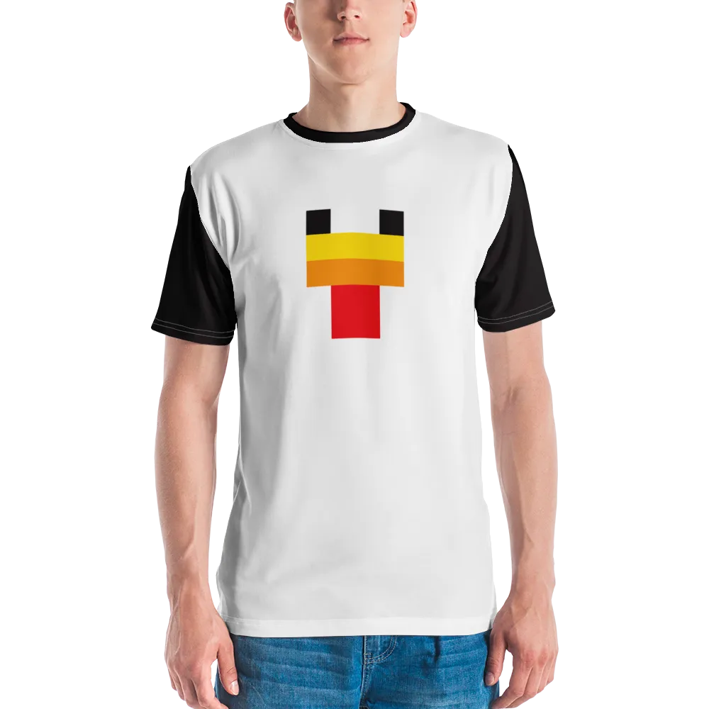 Minecraft Chicken Face Unisex Short Sleeve T-Shirt