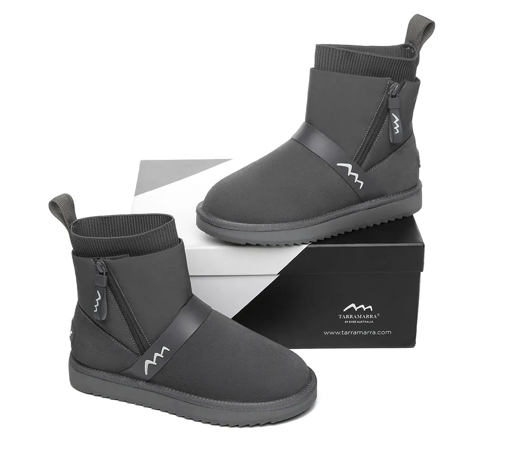 Mini Sheepskin Zipper Boots Women Taya