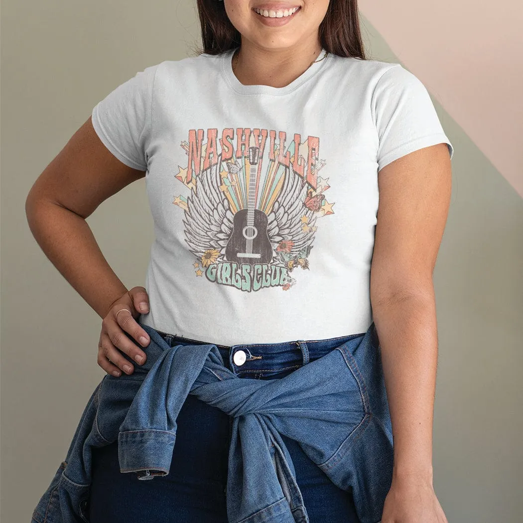 Nashville Girls Club Western Graphic T-Shirt - WE208