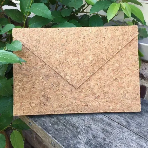 Natural Alice Vegan Cork Document Case By The Sea Collection