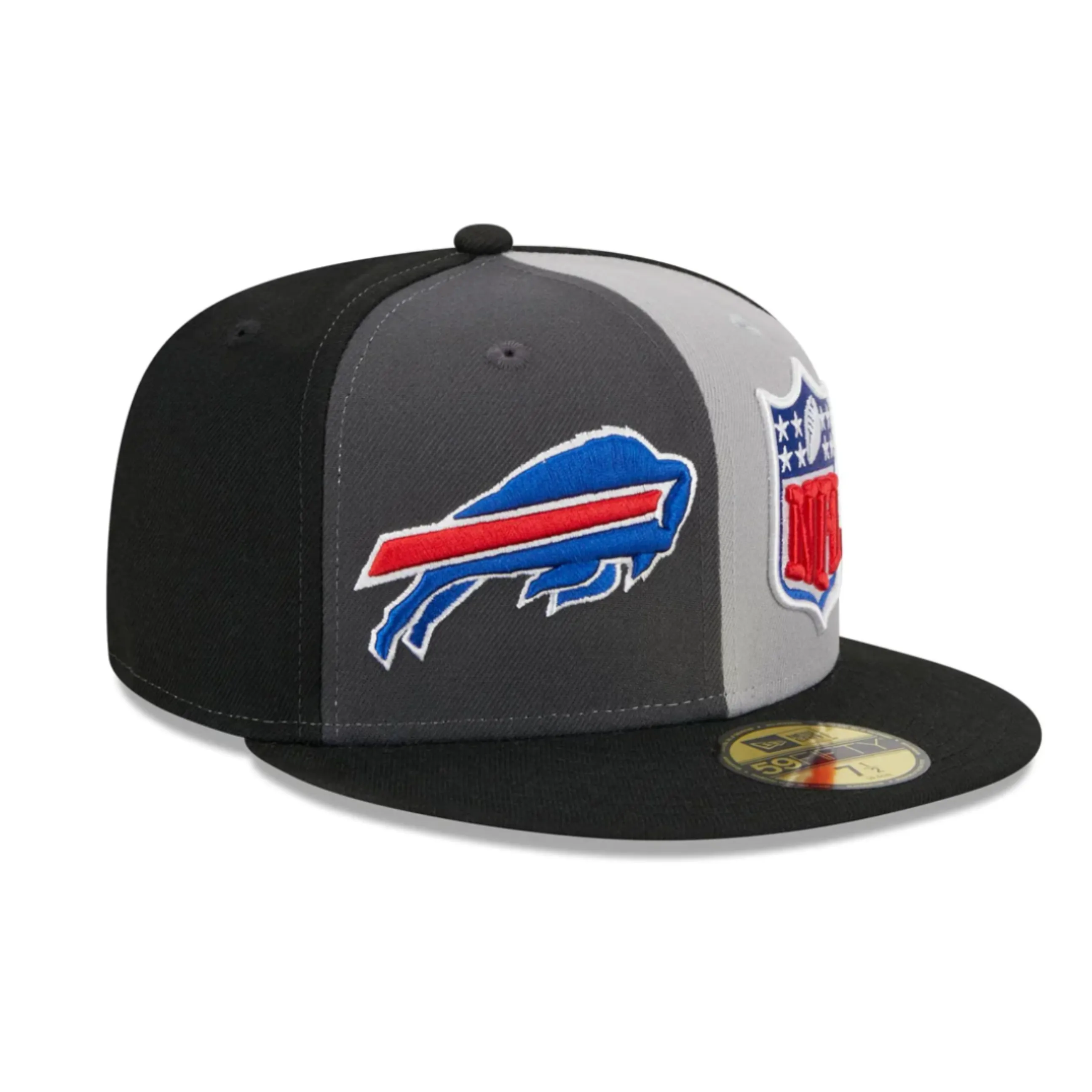 New Era Bills 2023 Sideline Gray Panels 59FIFTY Fitted Hat