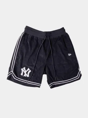 New Era New York Yankees Archive Cord Shorts - Navy