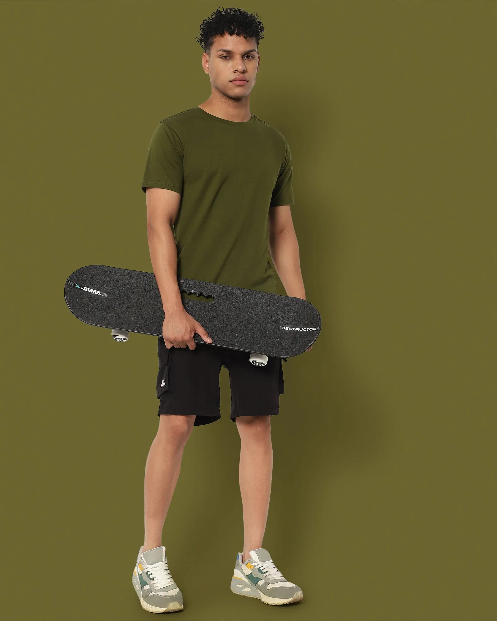 Next Generation Crew Neck: Olive Green