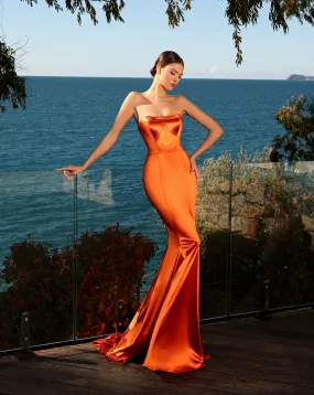 NICOLETTA Nola Gown - Orange