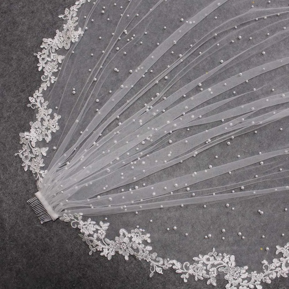 One-Layer Pearl Veil