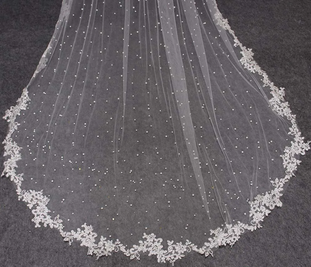 One-Layer Pearl Veil