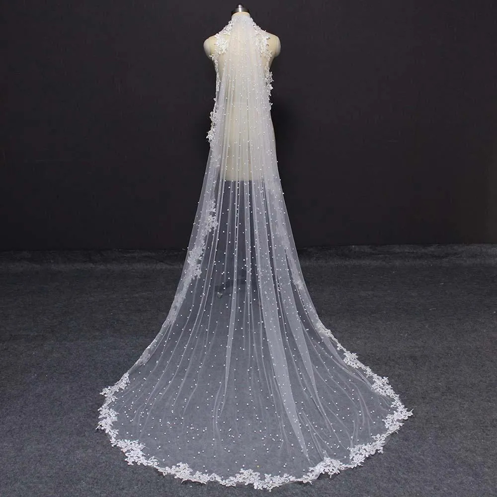 One-Layer Pearl Veil