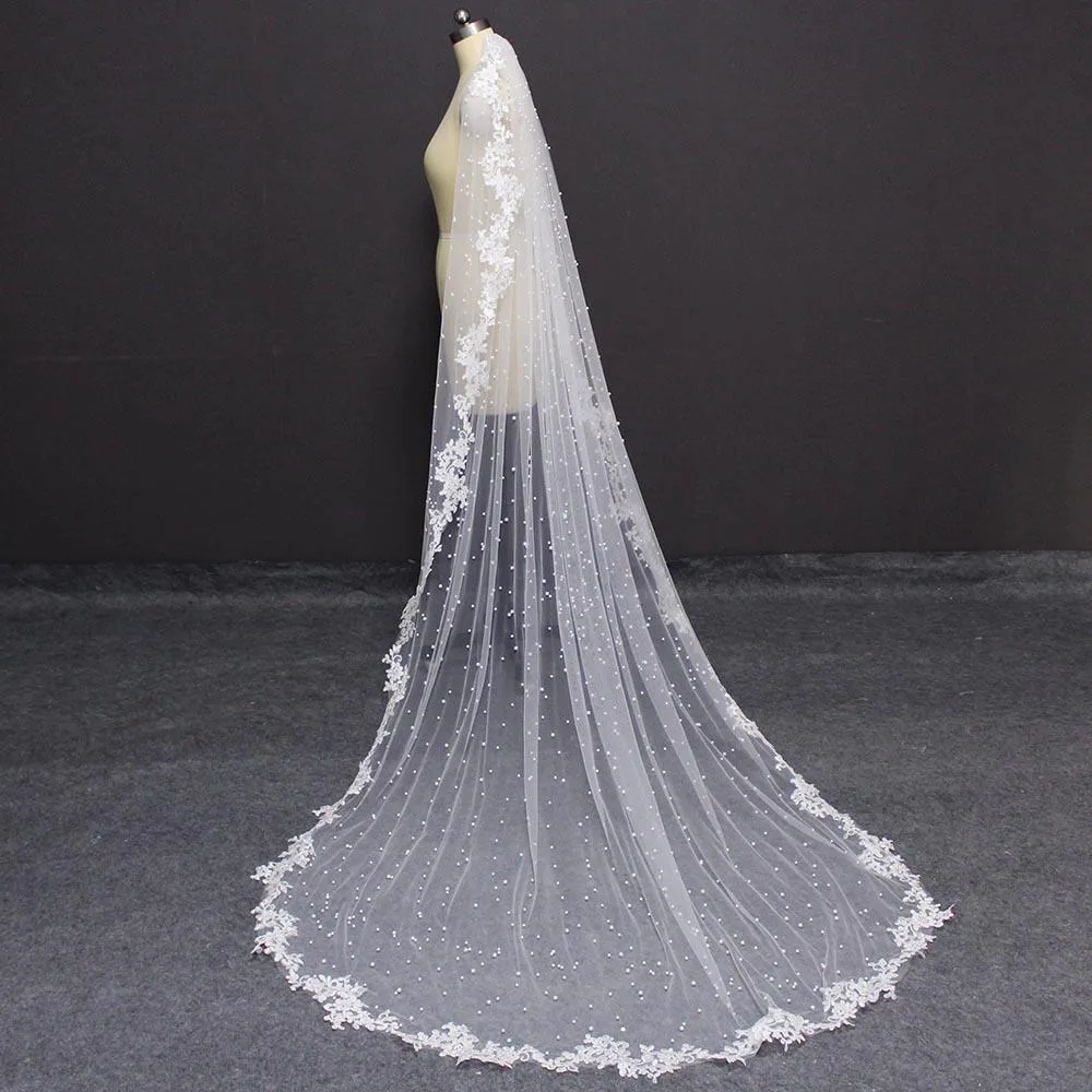 One-Layer Pearl Veil