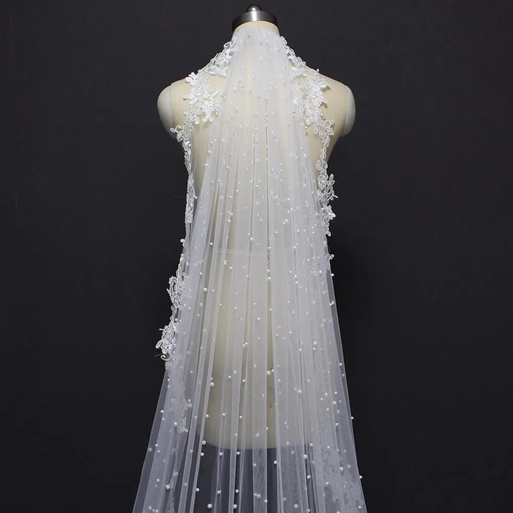 One-Layer Pearl Veil