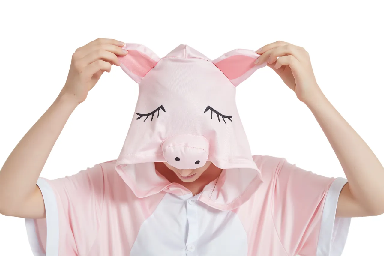 Pig Adult Summer Onesie