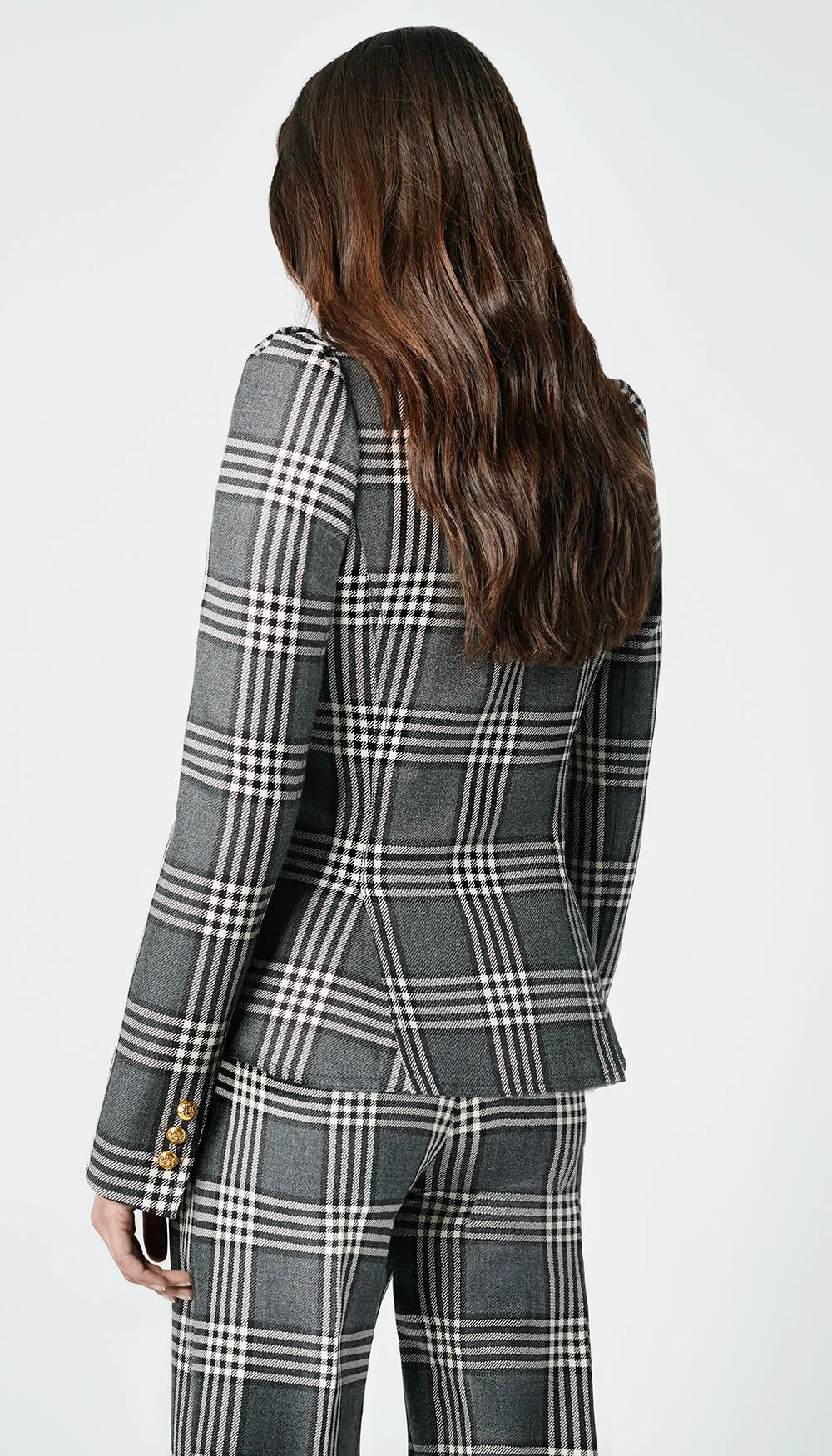 Pouf Sleeve One Button Blazer