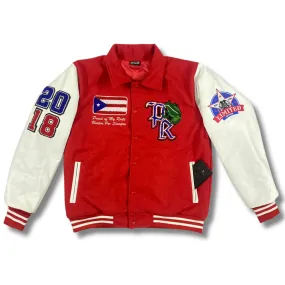 Premium Puerto Rico (RED)Varsity Jacket