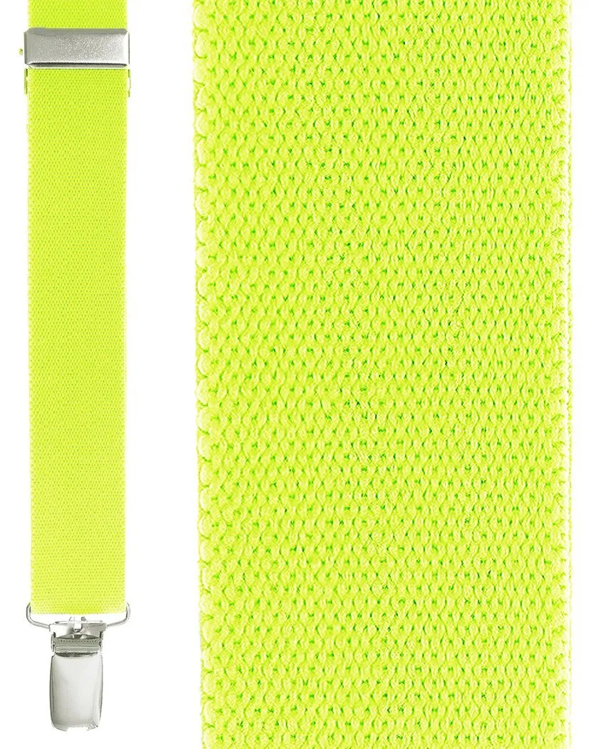 "Fluorescent Yellow Newport" Suspenders